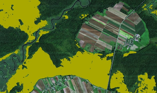 remote sensing, botanical map, vegetation